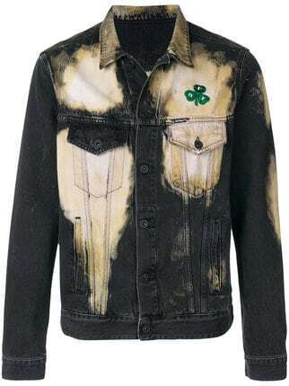 OFF-WHITE OFF-WHITE ブリーチ デニムジャケット