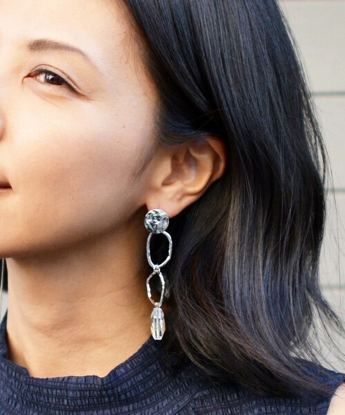 OKIRAKU アシンメトリーピアス
