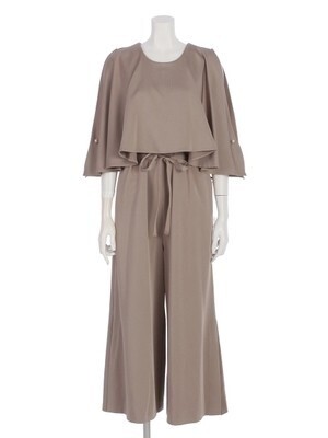 LADYMADE ドレープケープロンパース