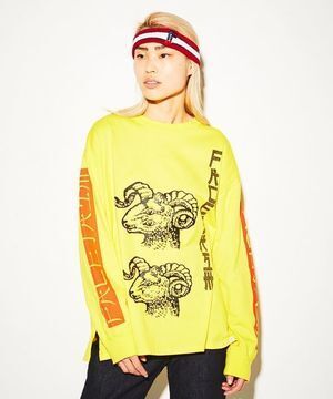 FACETASM FACETASM LONG TEE