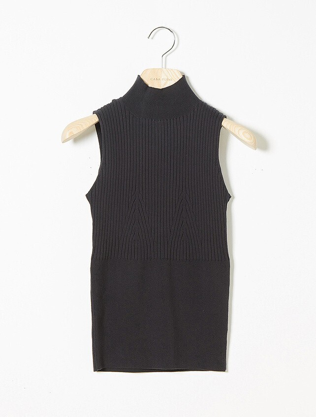 CASA FLINE organic cottonノースリニット