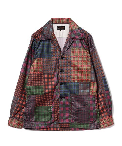 BEAMS PLUS BEAMS PLUS / パッチワーク キャンプカラー ジャケット
