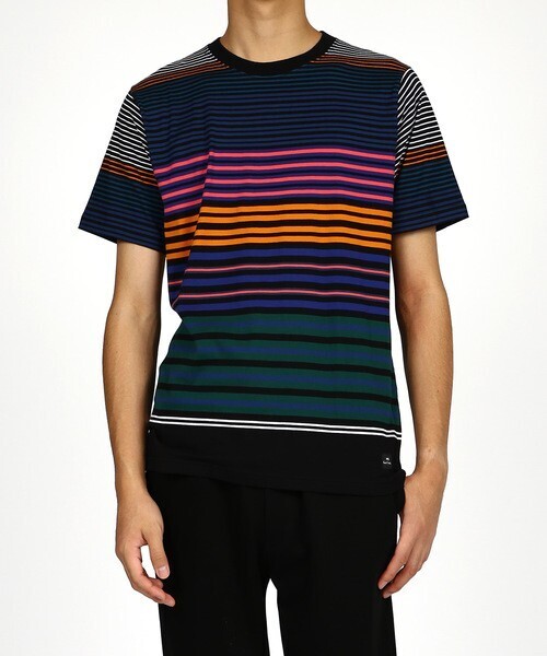 Paul Smith Paul Smith MULTI BORDER T-SHIRT / 282510 011R