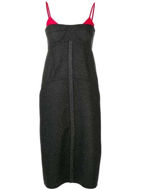 KENZO contrast midi dress