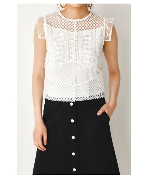 SLY COMBI LACE TOPS