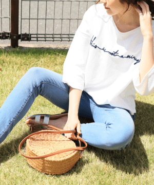 reca 筆記体ロゴTシャツ(100406)