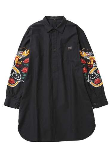 royal pussy DRAGON SUKA PULLOVER SHIRT BLACK