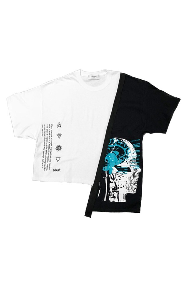 PARADOX SWITCH TEE (DOPAMINE/WHITE)
