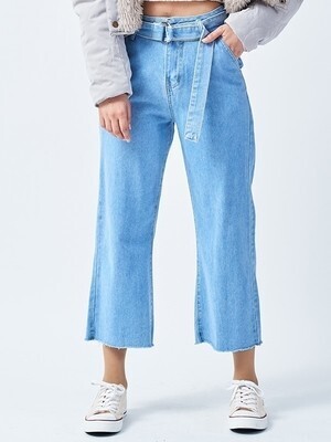 frunco ベルト付きデニムパンツ