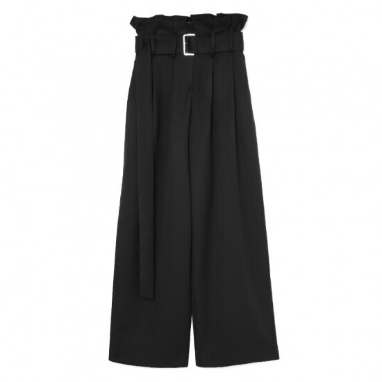 SAAAGE boutique ロングベルトパンツ