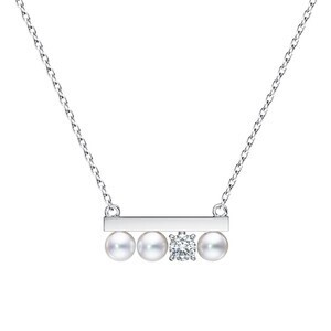 TASAKI petit"balance diamonds solo Necklace