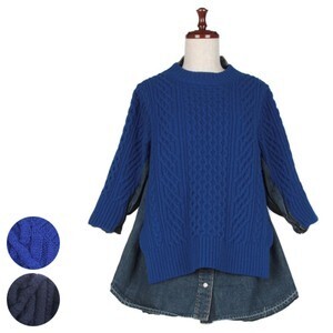 sacai ニット×デニムトップス