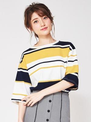 frunco マルチボーダーボーイズTシャツ