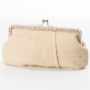 SAC ヘプリーツ加工パーティバッグ