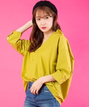 CECIL McBEE 背中バックルスキッパーシャツ