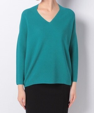 LANVIN COLLECTION ホールガーメントVネックニット
