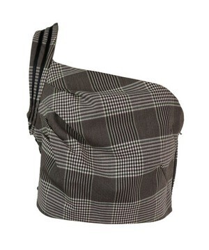 AULA AILA ONE SHOULDER CHECK BUSTIER