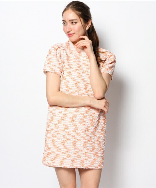 GREED International Pastel Flag Tweedワンピース