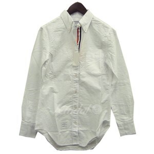 THOM BROWNE.NEW YORK トリコロールボタンダウンシャツ