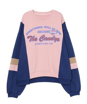 Candy Stripper BE FINE SWITCHED SWEAT