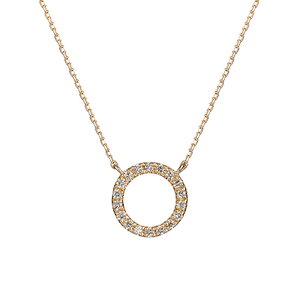 festaria bijou SOPHIA K10イエローゴールド ダイヤモンド ネックレス