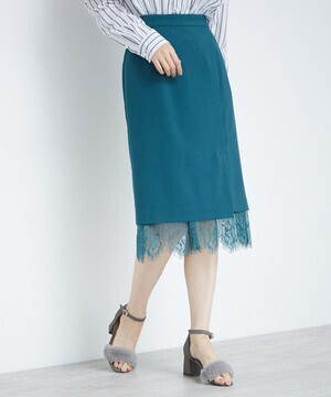 ROPE' PICNIC レースインナー付アイラインスカート