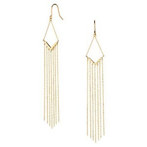 Vendome Aoyama チェーンタッセル ピアス