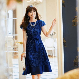 RUIRUE BOUTIQUE RUIRUE BOUTIQUE/【U573】/シアーマテリアル美シルエットワンピース