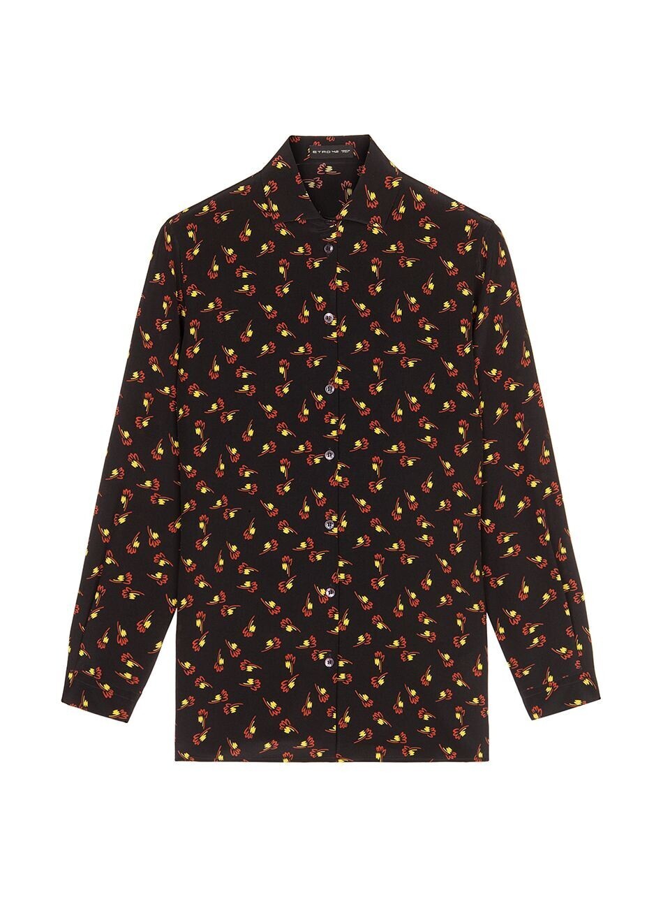 ETRO Floral-print silk shirt