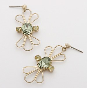 raffia 【JC1579】Jewel Casket / Luz pierced
