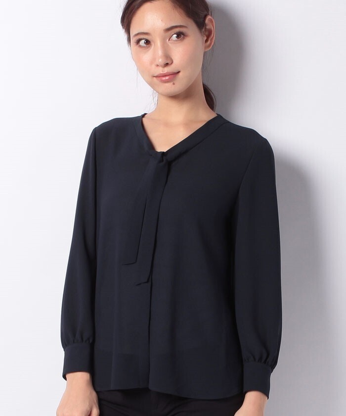 ANAYI ★クレープジョーゼットブラウス