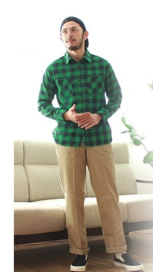 In’crewsive フランネルシャツ
