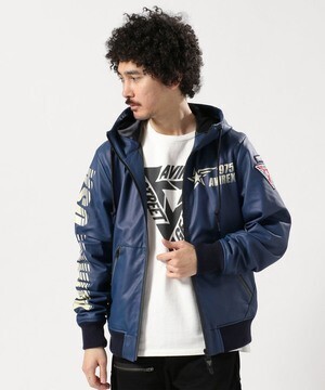 AVIREX LIGHT WEIGHT SHEEP ZIP PARKA