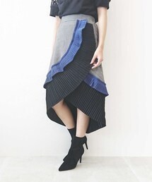 Three Four Time ラップヘムプリーツSK