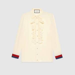 GUCCI シルククレープ シャツ