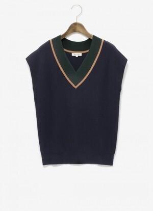 PLST ハイツイストレーヨンナイロンチルデンニット
