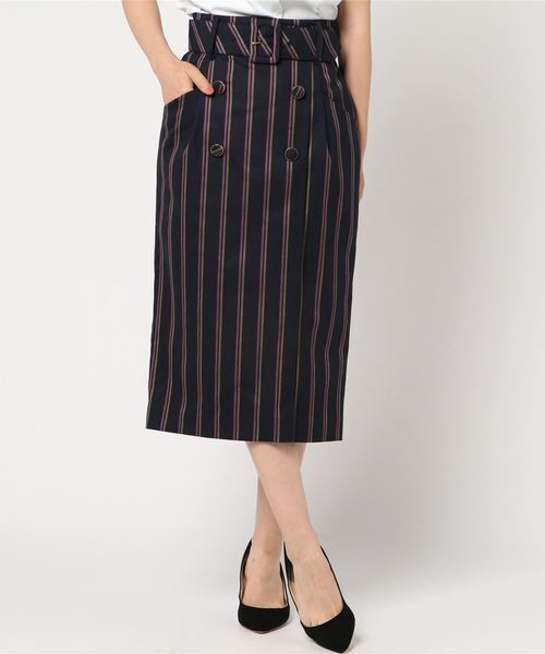 WILLSELECTION レジメンタルストライプスカート