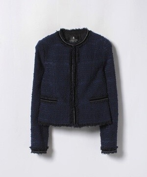 LANVIN COLLECTION ファンシーツィードジャケット