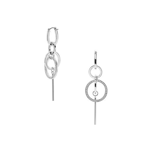 VENDOME BOUTIQUE スワロフスキー®・クリスタル サークルロングピアス