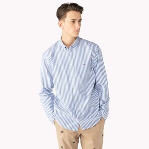 TOMMY HILFIGER レギュラーフィットストライプシャツ