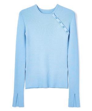 NINE Slash Cut Rib Pullover