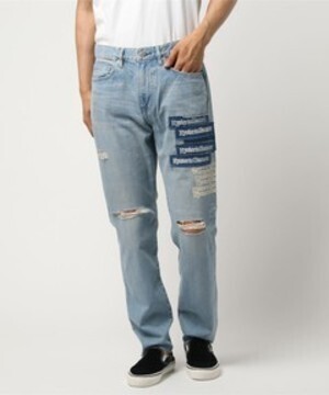 HYSTERIC GLAMOUR DH加工デニム テーパードPT