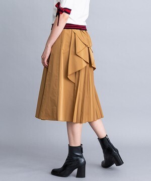 LANVIN en Bleu バックプリーツスカート