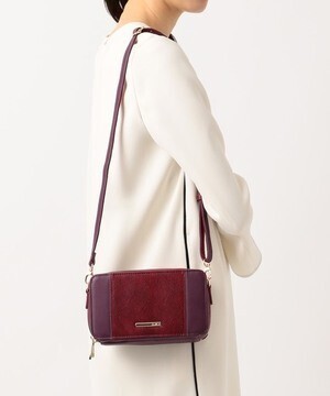 SAC バイカラーミニショルダーバッグ
