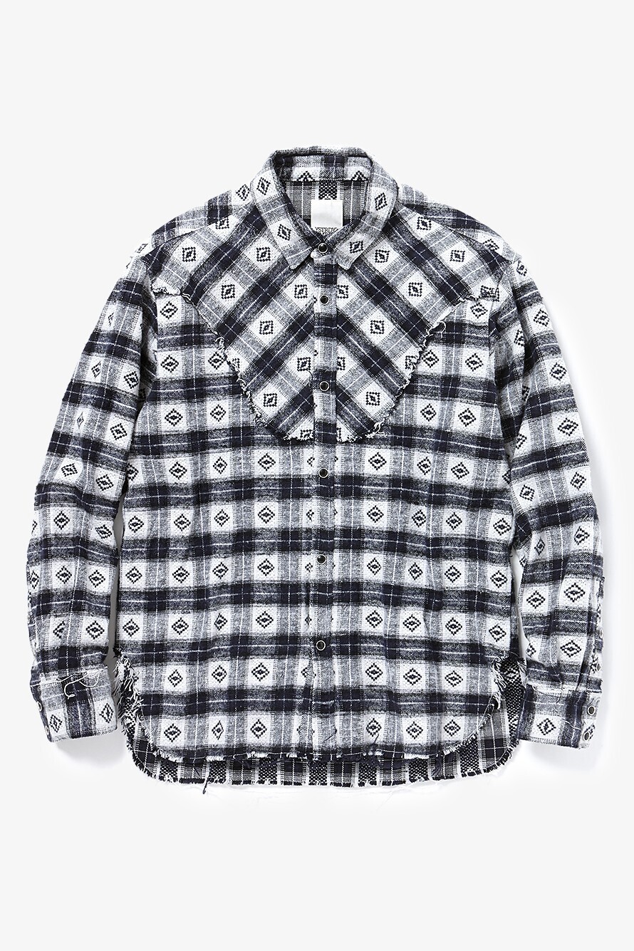 YSTRDY'S TMRRW GUESS CHECK RODEO SHIRT