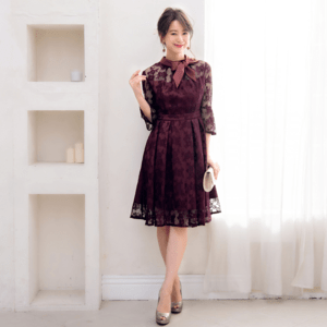 RUIRUE BOUTIQUE RUIRUE BOUTIQUE/【U479】/クチュールレースリボンワンピースドレス