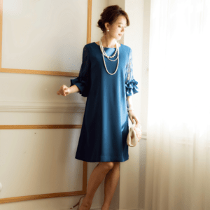 RUIRUE BOUTIQUE RUIRUE BOUTIQUE/【U640】/スリーブコンシャスＩラインワンピース
