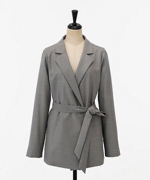 yoshie inaba シルクウールストレッチジャケット