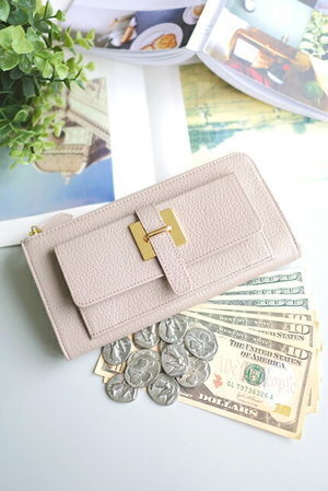 BARDOT ROSE ゴールドリング 小銭入れ付き長財布