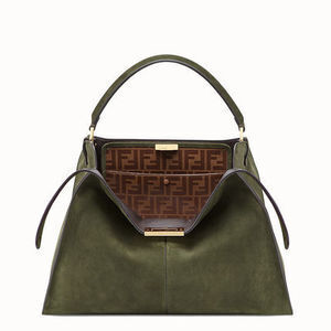 FENDI ピーカブーエックスライト スエードバッグ